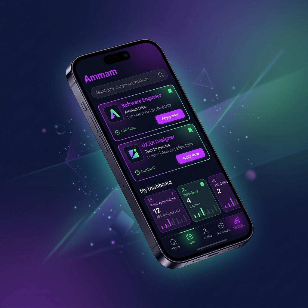 Ammam Mobile Application Mockup